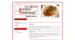 Desktop Screenshot of metzgerei-aumann.de