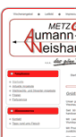 Mobile Screenshot of metzgerei-aumann.de